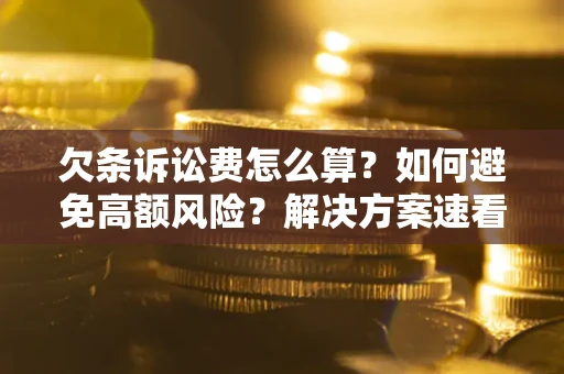 武汉欠条诉讼费怎么算？如何避免高额风险？解决方案速看！